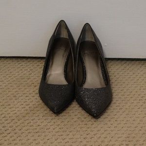 Monet Gray Sparkle Heel